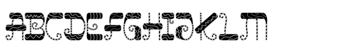 Glitch Sleigh Font UPPERCASE