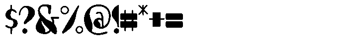 Glitcher Font OTHER CHARS