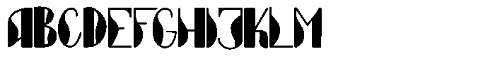 Glitcher Font UPPERCASE