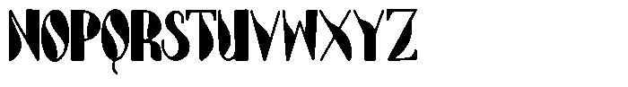 Glitcher Font UPPERCASE