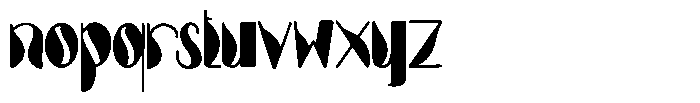 Glitcher Font LOWERCASE