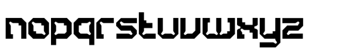 Glitex Font LOWERCASE