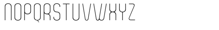Glitford Thin Font UPPERCASE