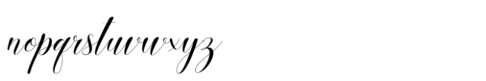 Glittera Font LOWERCASE