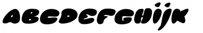 Glob Italic Font UPPERCASE