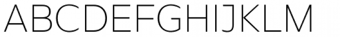 Global Thin Font UPPERCASE