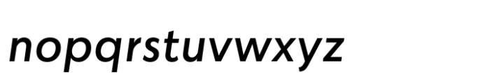 Globe Grotesk Display MediumItalic Font LOWERCASE