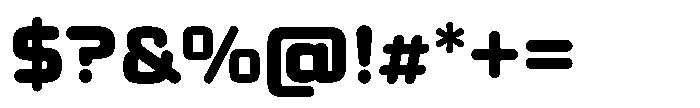 Globet Caps Extra Bold Font OTHER CHARS