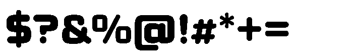 Globet Round Globet Extra Bold Font OTHER CHARS