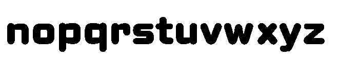 Globet Round Globet Extra Bold Font LOWERCASE
