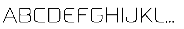 Globet Round Globet Light Font UPPERCASE