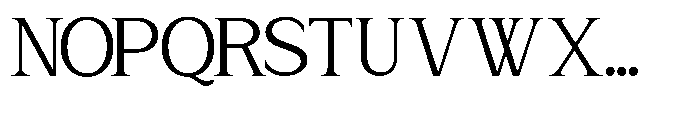 Glojean Font UPPERCASE
