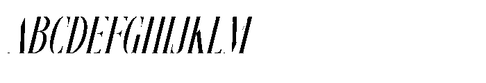 Glomreis Italic Font UPPERCASE
