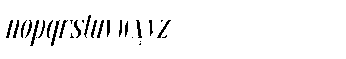 Glomreis Italic Font LOWERCASE
