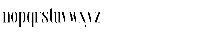 Glomreis Regular Font LOWERCASE
