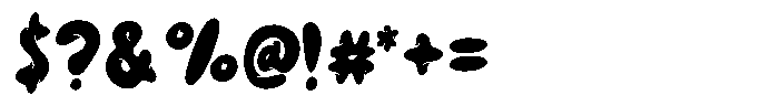 Glooma Font OTHER CHARS