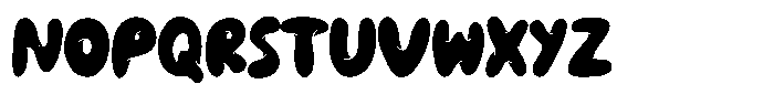 Glooma Font LOWERCASE