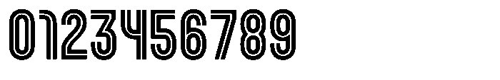 Glorea Inline Font OTHER CHARS