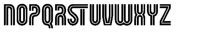 Glorea Inline Font UPPERCASE