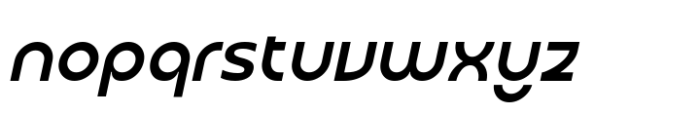 Glorida Extra Bold Italic Font LOWERCASE