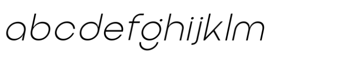 Glorida Extra Light Italic FONT