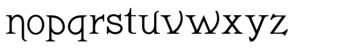 GloriosusNF Font LOWERCASE