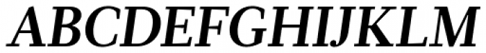 Glosa Bold Italic Font UPPERCASE