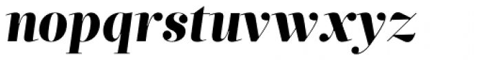Glosa Display Black Italic Font LOWERCASE