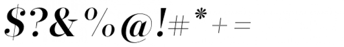 Glosa Display Bold Italic Font OTHER CHARS