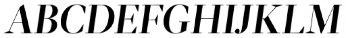 Glosa Display Bold Italic Font UPPERCASE