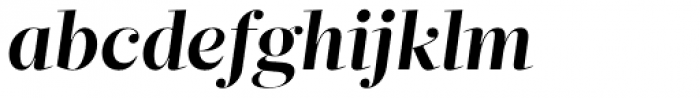 Glosa Display Bold Italic Font LOWERCASE