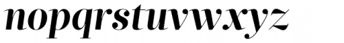 Glosa Display Bold Italic Font LOWERCASE