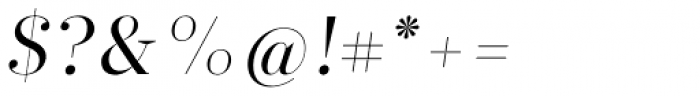 Glosa Display Italic Font OTHER CHARS