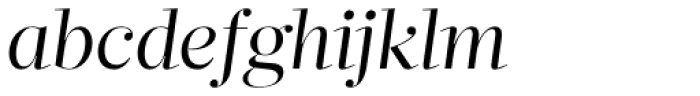 Glosa Display Italic Font LOWERCASE