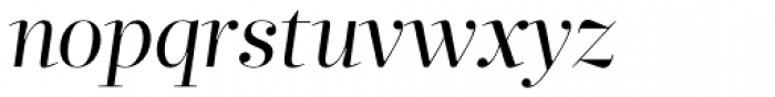 Glosa Display Italic Font LOWERCASE
