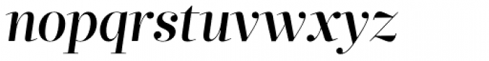 Glosa Display Medium Italic Font LOWERCASE
