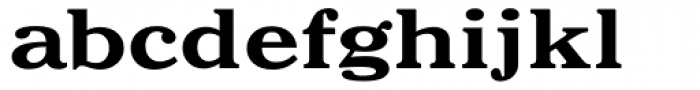 Glouces MT Extended Bold Font LOWERCASE