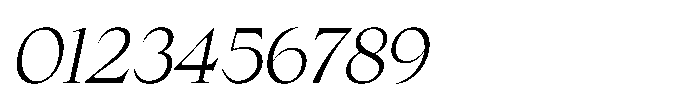 Gloudy Italic Font OTHER CHARS