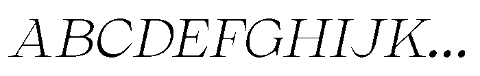 Gloudy Italic Font UPPERCASE
