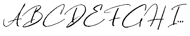 Glowgates Font UPPERCASE