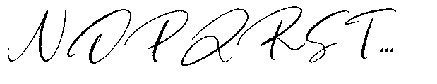 Glowgates Font UPPERCASE