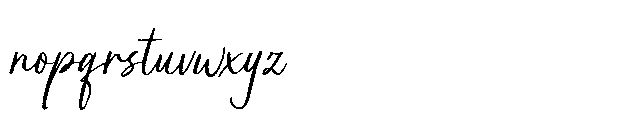 Glowgates Font LOWERCASE