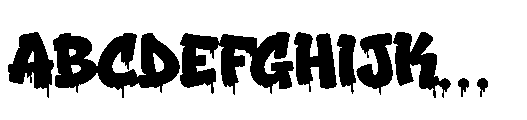 Gloze Drip Dripping FONT