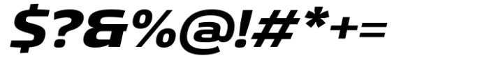 Gltp Starion Expanded Extra Bold Italic Font OTHER CHARS