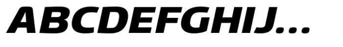Gltp Starion Expanded Extra Bold Italic Font UPPERCASE