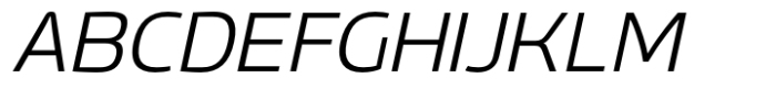 Gltp Starion Expanded Light Italic Font UPPERCASE