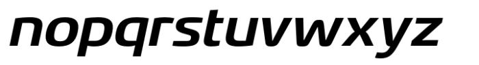 Gltp Starion Expanded Semi Bold Italic Font LOWERCASE