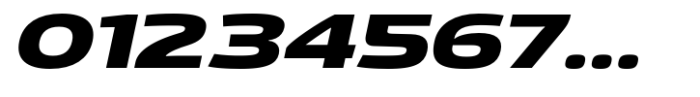 Gltp Starion Extra Bold Ultra Expanded Italic Font OTHER CHARS