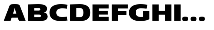 Gltp Starion Extra Expanded Black Font UPPERCASE