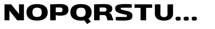 Gltp Starion Extra Expanded Extra Bold Font UPPERCASE